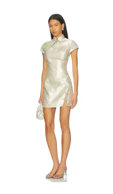 Sau Lee Jada Jacquard Dress | Thumbnail 2