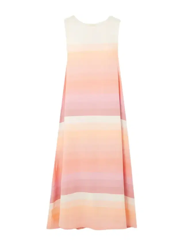 Marrakshi Life Striped Dégradé Cotton Maxi Dress