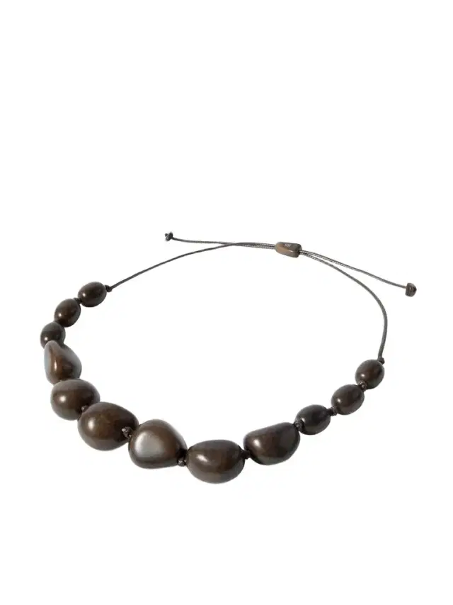 The Statement Tagua And Leather Necklace