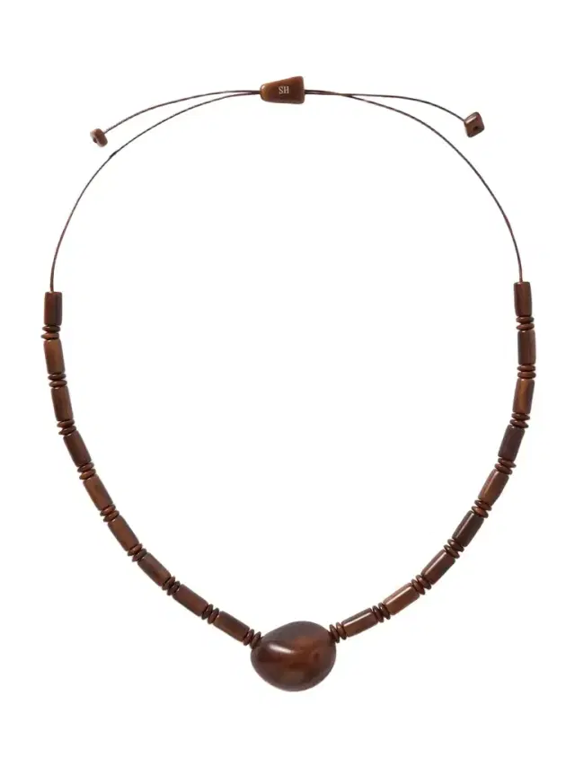The Choker Tagua And Leather Necklace