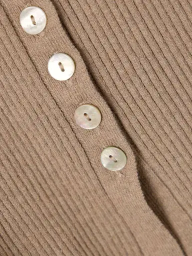 RÓHE Ribbed Cotton-blend Cardigan | Thumbnail 4 RÓHE Ribbed Cotton-blend Cardigan | Thumbnail 4