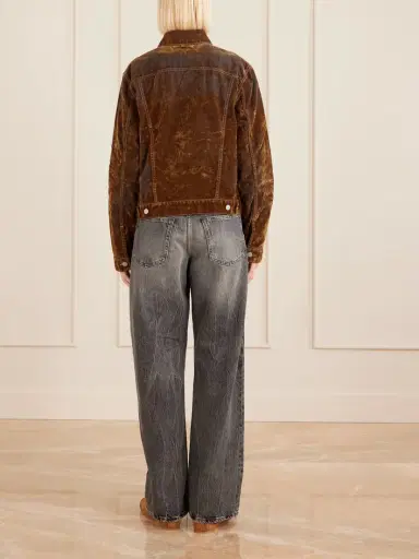 Acne Studios Flocked Denim Jacket | Thumbnail 4