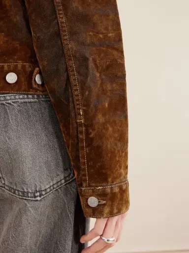 Acne Studios Flocked Denim Jacket | Thumbnail 5