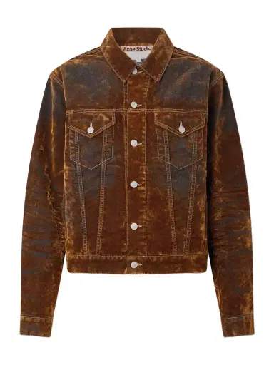 Acne Studios Flocked Denim Jacket | Thumbnail 1