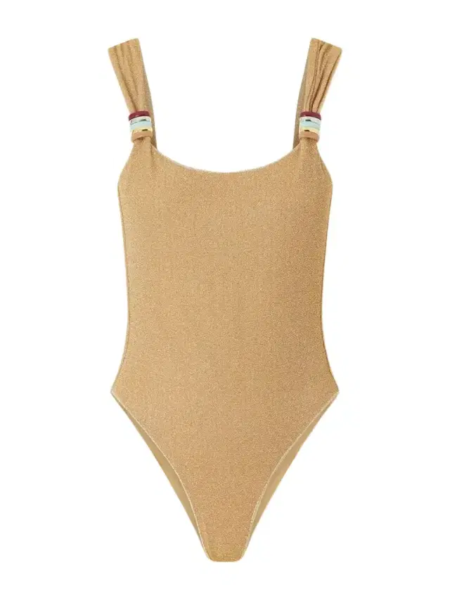 Lumière Embellished Lurex Swimsuit
