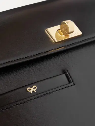 Anya Hindmarch Mortimer Leather Shoulder Bag | Thumbnail 4 Anya Hindmarch Mortimer Leather Shoulder Bag | Thumbnail 4
