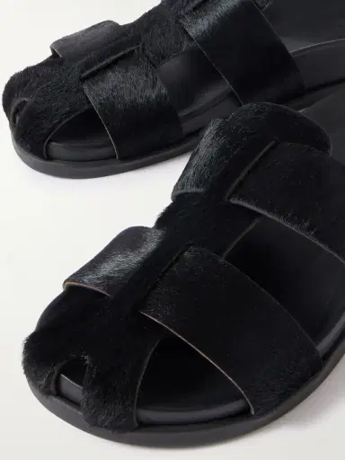 Ancient Greek Sandals Skafi Calf Hair Sandals | Thumbnail 4 Ancient Greek Sandals Skafi Calf Hair Sandals | Thumbnail 4