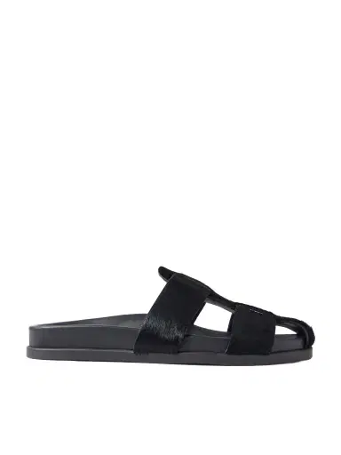 Ancient Greek Sandals Skafi Calf Hair Sandals | Thumbnail 1 Ancient Greek Sandals Skafi Calf Hair Sandals | Thumbnail 1