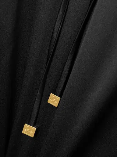 ÉTERNE Carla Draped Silk-blend Satin Halterneck Maxi Dress | Thumbnail 4 ÉTERNE Carla Draped Silk-blend Satin Halterneck Maxi Dress | Thumbnail 4
