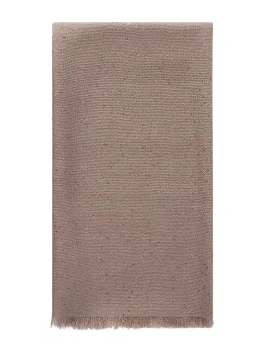 Brunello Cucinelli Sequined Cashmere And Silk-blend Scarf | Thumbnail 1