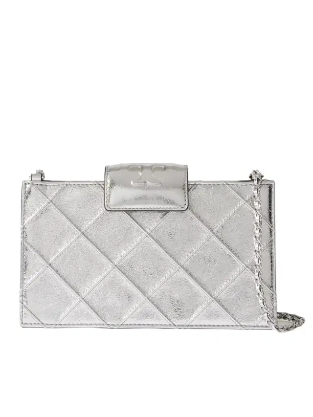 Fleming Mini Quilted Metallic Leather Shoulder Bag