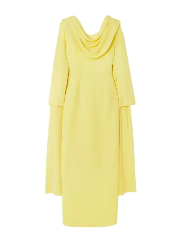 Zaira Draped Wool-crepe Gown