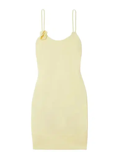 Maygel Coronel Jacinto Appliquéd Stretch-jersey Mini Dress | Thumbnail 1