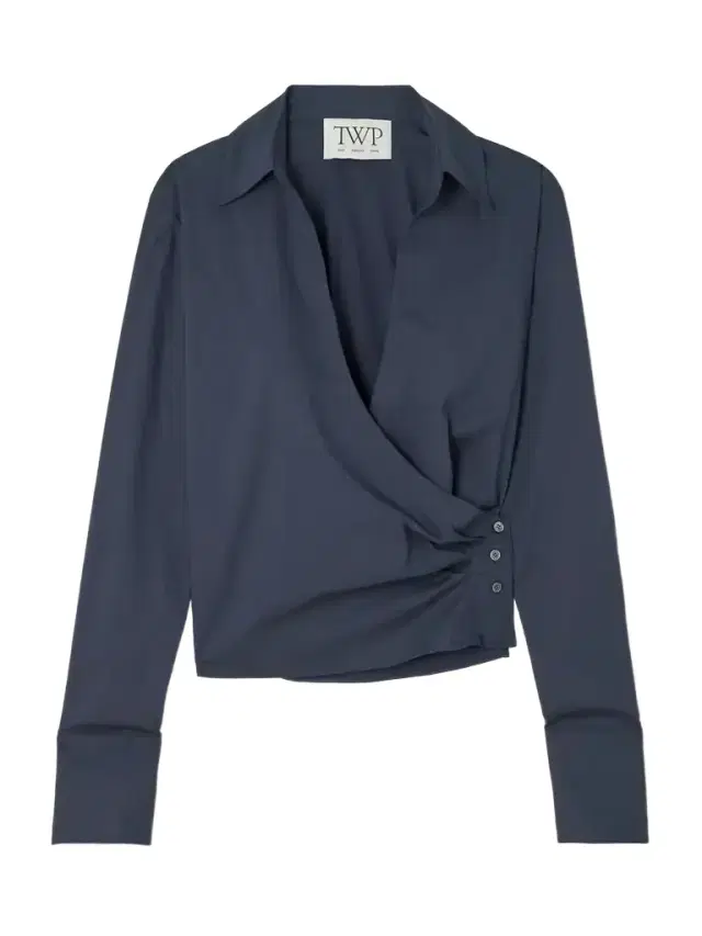 All Wrapped Up Cropped Cotton-blend Poplin Wrap Shirt