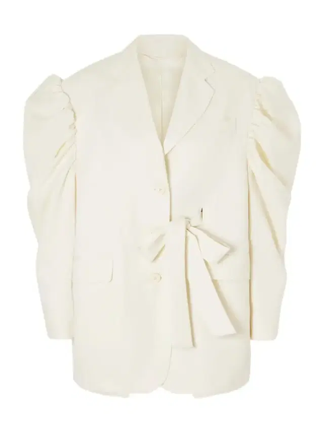 Open-back Woven Blazer