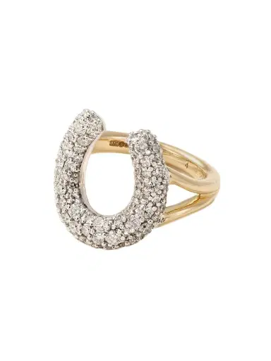 Lucy Delius 14-karat White And Yellow Gold Diamond Ring | Thumbnail 1 Lucy Delius 14-karat White And Yellow Gold Diamond Ring | Thumbnail 1