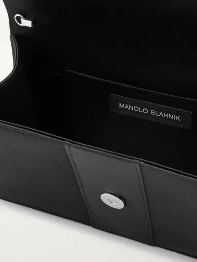 Manolo Blahnik Maycapjou Crystal-embellished Satin Clutch | Thumbnail 5 Manolo Blahnik Maycapjou Crystal-embellished Satin Clutch | Thumbnail 5