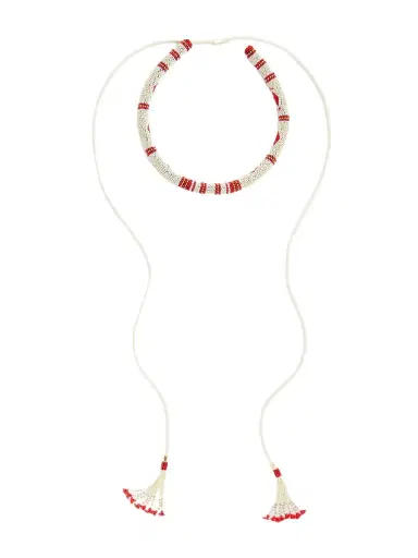 Isabel Marant Nina Beaded Glass And Cord Necklace | Thumbnail 1