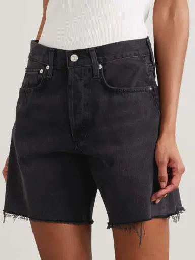 Citizens of Humanity Marlow Frayed Denim Shorts | Thumbnail 3