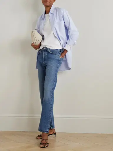 AGOLDE Lana Distressed Mid-rise Straight-leg Jeans | Thumbnail 2 AGOLDE Lana Distressed Mid-rise Straight-leg Jeans | Thumbnail 2