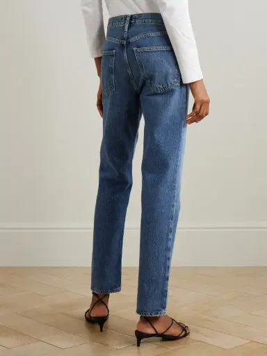 AGOLDE Lana Distressed Mid-rise Straight-leg Jeans | Thumbnail 4 AGOLDE Lana Distressed Mid-rise Straight-leg Jeans | Thumbnail 4
