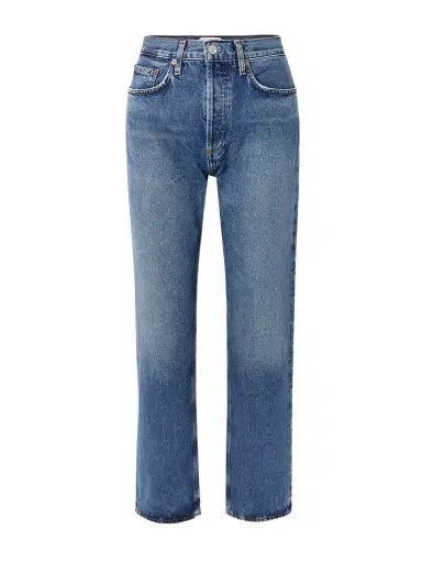 AGOLDE Lana Distressed Mid-rise Straight-leg Jeans | Thumbnail 1 AGOLDE Lana Distressed Mid-rise Straight-leg Jeans | Thumbnail 1