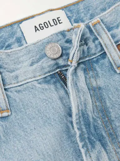 AGOLDE Low Curve Fray High-rise Wide-leg Jeans | Thumbnail 5