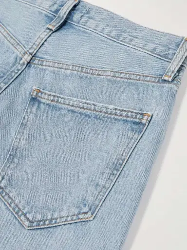 AGOLDE Low Curve Fray High-rise Wide-leg Jeans | Thumbnail 6