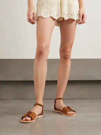 Ancient Greek Sandals Sentina Lace-up Suede Sandals | Thumbnail 2 Ancient Greek Sandals Sentina Lace-up Suede Sandals | Thumbnail 2