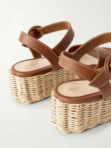 Gianvito Rossi 20 Leather Platform Sandals | Thumbnail 5
