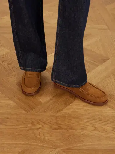 Gianvito Rossi Suede Loafers | Thumbnail 2 Gianvito Rossi Suede Loafers | Thumbnail 2
