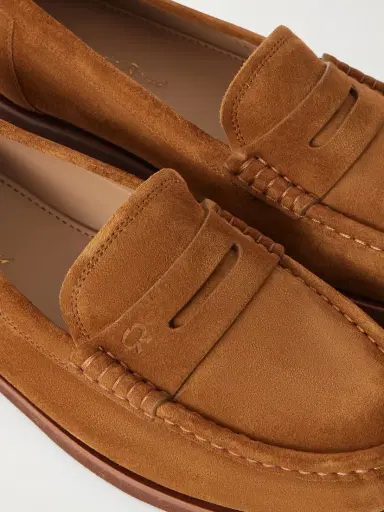 Gianvito Rossi Suede Loafers | Thumbnail 5 Gianvito Rossi Suede Loafers | Thumbnail 5