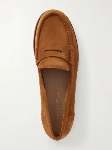 Gianvito Rossi Suede Loafers | Thumbnail 6 Gianvito Rossi Suede Loafers | Thumbnail 6