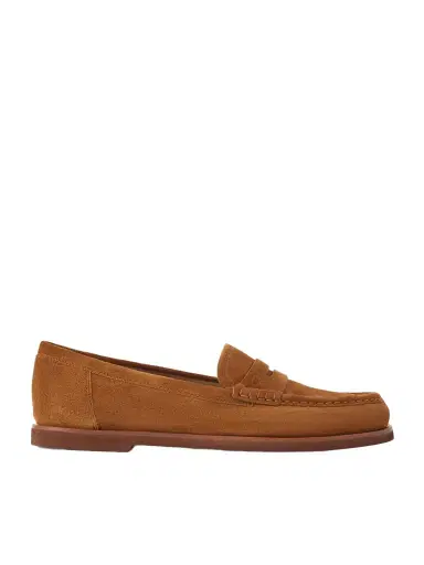 Gianvito Rossi Suede Loafers | Thumbnail 1 Gianvito Rossi Suede Loafers | Thumbnail 1