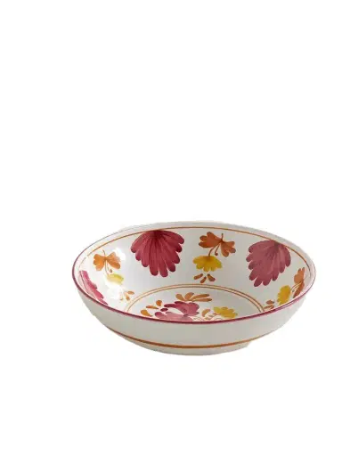 Cabana Blossom Painted Ceramic Salad Bowl | Thumbnail 1