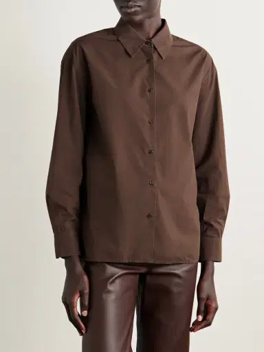 Nili Lotan Amante Cotton-poplin Shirt | Thumbnail 3 Nili Lotan Amante Cotton-poplin Shirt | Thumbnail 3