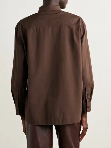 Nili Lotan Amante Cotton-poplin Shirt | Thumbnail 4 Nili Lotan Amante Cotton-poplin Shirt | Thumbnail 4