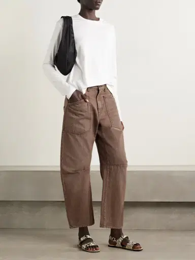 Nili Lotan Shon Mid-rise Barrel-leg Jeans | Thumbnail 2 Nili Lotan Shon Mid-rise Barrel-leg Jeans | Thumbnail 2