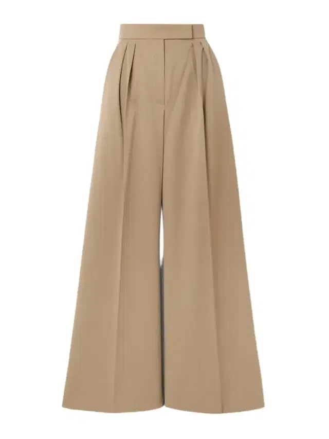 Quorum Pleated Wool-twill Wide-leg Pants
