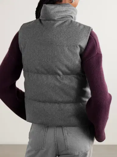 Max Mara Camoroso Quilted Padded Cashmere Down Gilet | Thumbnail 4 Max Mara Camoroso Quilted Padded Cashmere Down Gilet | Thumbnail 4