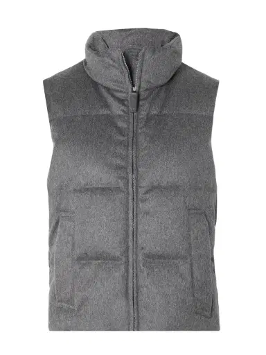 Max Mara Camoroso Quilted Padded Cashmere Down Gilet | Thumbnail 1 Max Mara Camoroso Quilted Padded Cashmere Down Gilet | Thumbnail 1
