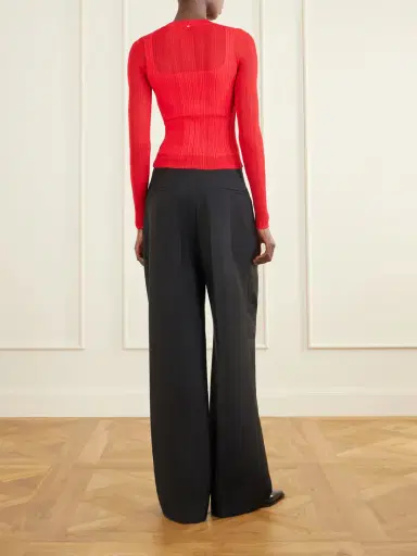 Sportmax Ribbed-knit Top | Thumbnail 4
