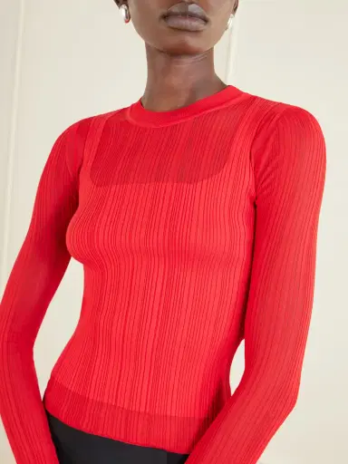 Sportmax Ribbed-knit Top | Thumbnail 5