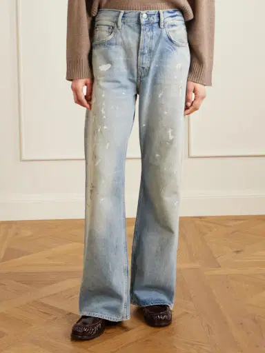 Acne Studios 2021 Distressed Mid-rise Straight-leg Jeans | Thumbnail 3 Acne Studios 2021 Distressed Mid-rise Straight-leg Jeans | Thumbnail 3