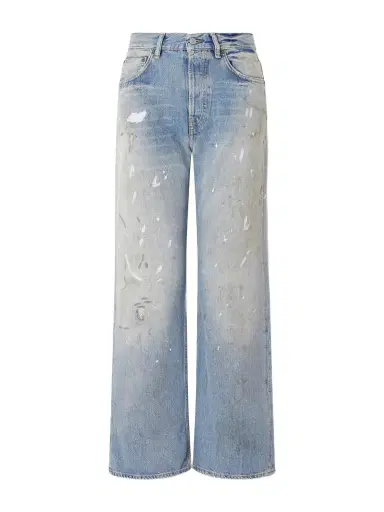 Acne Studios 2021 Distressed Mid-rise Straight-leg Jeans | Thumbnail 1 Acne Studios 2021 Distressed Mid-rise Straight-leg Jeans | Thumbnail 1