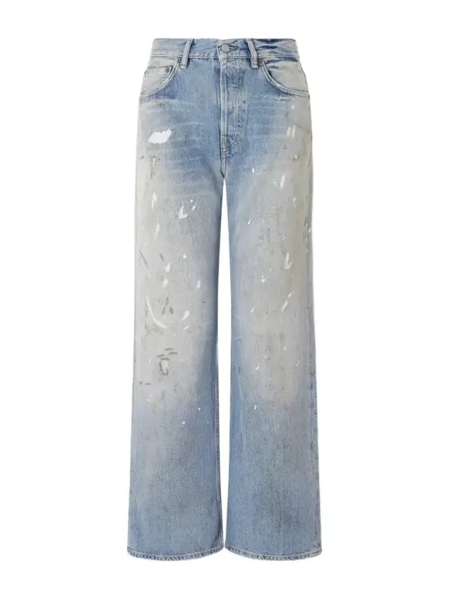 2021 Distressed Mid-rise Straight-leg Jeans