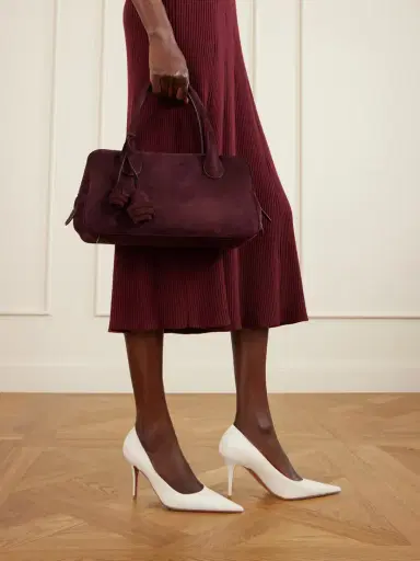 Magda Butrym Brigitte Embellished Suede Tote | Thumbnail 2