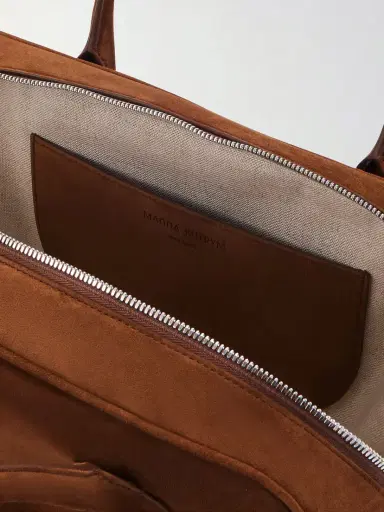 Magda Butrym Brigitte Embellished Suede Tote | Thumbnail 6