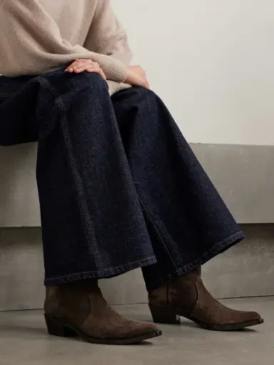 Khaite Clive Suede Ankle Boots | Thumbnail 2