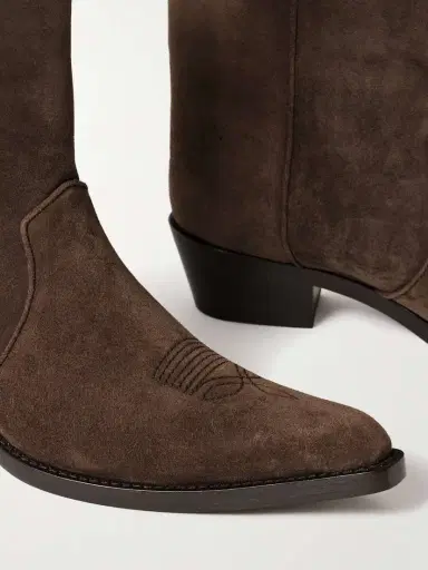 Khaite Clive Suede Ankle Boots | Thumbnail 4